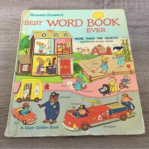 1969 Best Word Book Ever- A Giant Golden Book (Large)
